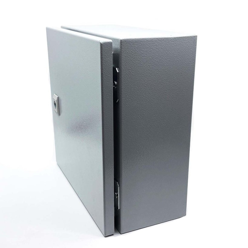 Ocelově-plechová rozvodnice, šedá 300x300x150mm