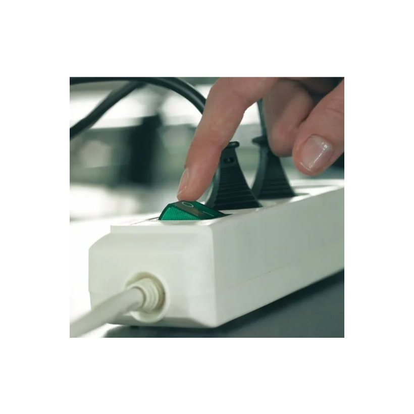 Prodlužovací kabel Eco-Line bílá SCHUKO 3m