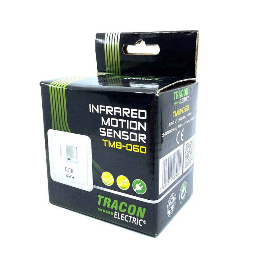 Snímač pohybu zapuštěný - bílý 160°