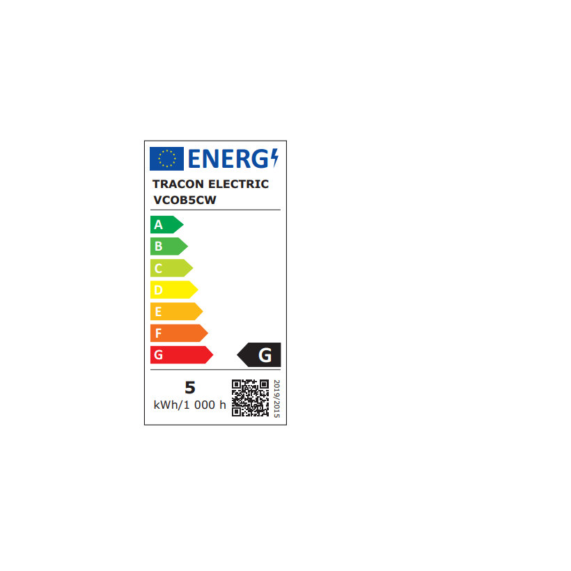 LED žárovka COB GU10 5W - studená bílá
