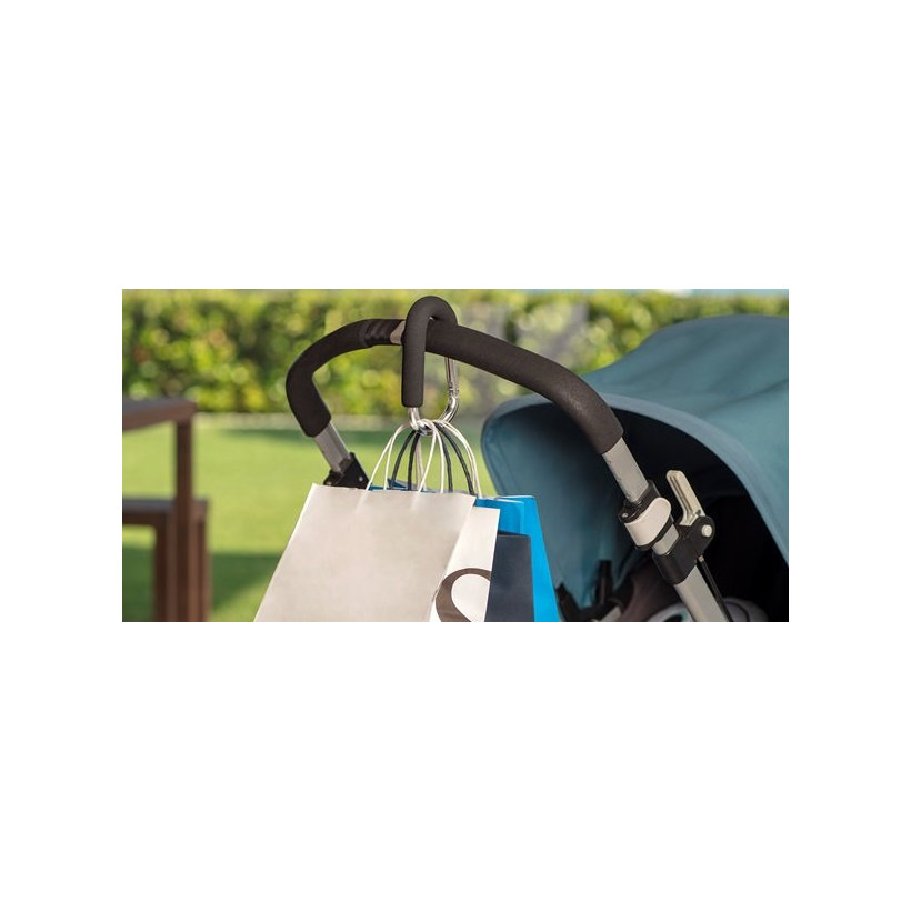 Víceúčelová karabina na dětský kočárek