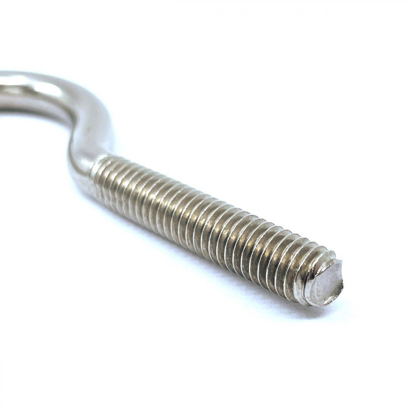 Nerezový hák se závitem M6