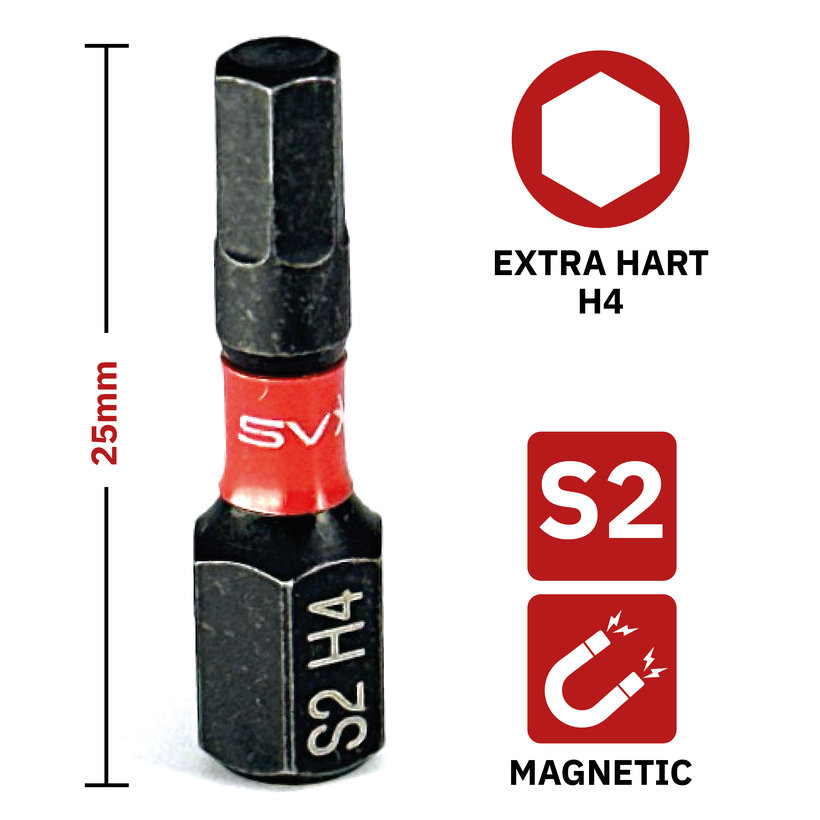 Bit magnetický H4x25mm