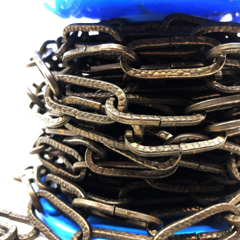 Řetěz ozdobný tepaný brunýrovaný 3mm