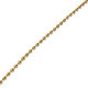 Řetěz kuličkový žlutý zinek 2,4mm