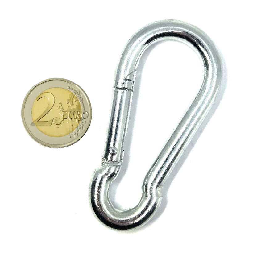 Karabina hasičská pozinkovaná DIN 5299C 8mm