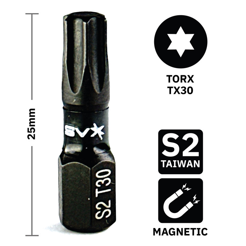 Bit magnetický TX30x25mm