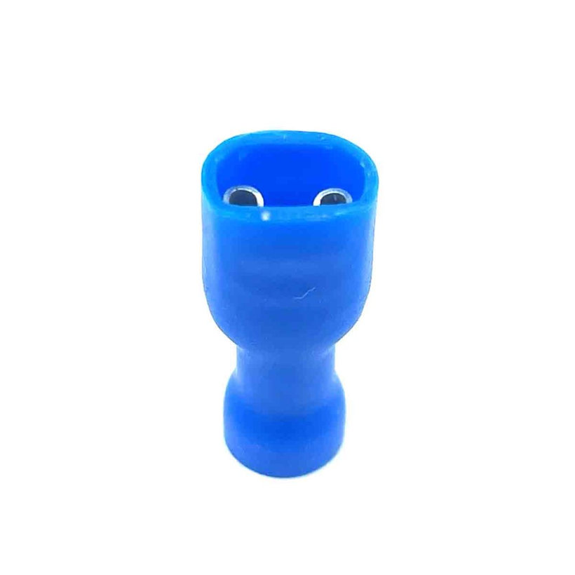 Celoizolované Cu lisovací dutinky ploché modré 2,5mm²