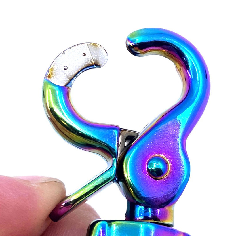 Karabina vypouštěcí dúhová 61x13mm