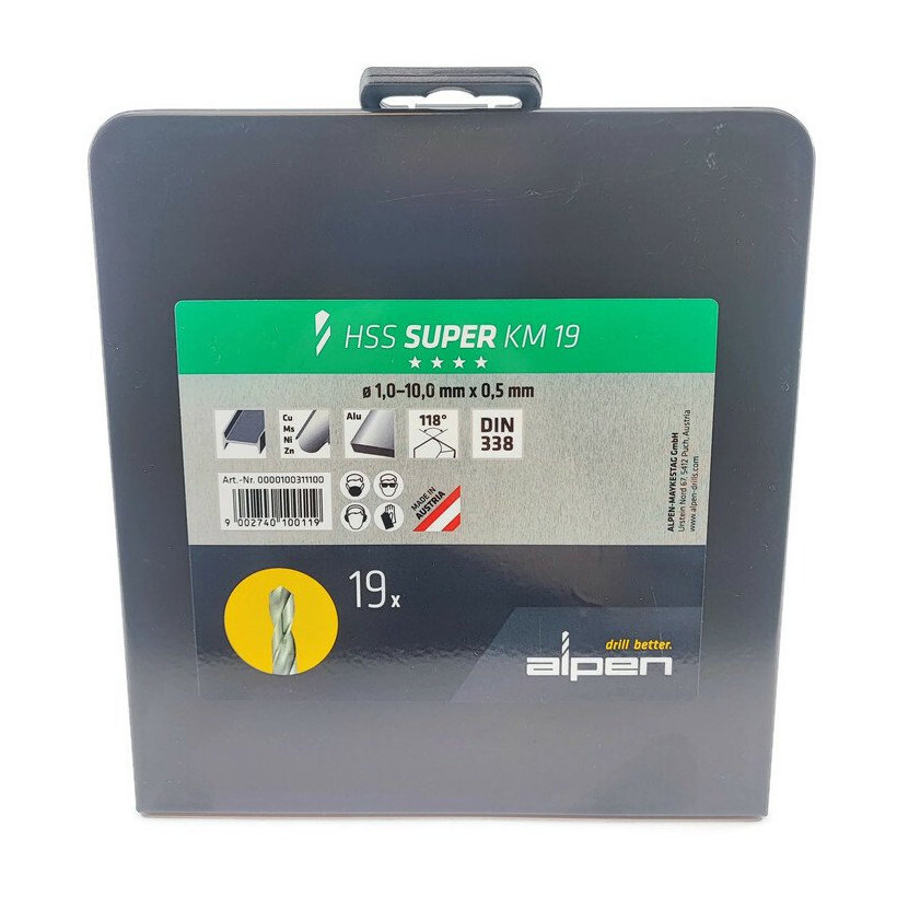 Sada vrtáků do kovu Sprint Master - 19dílná