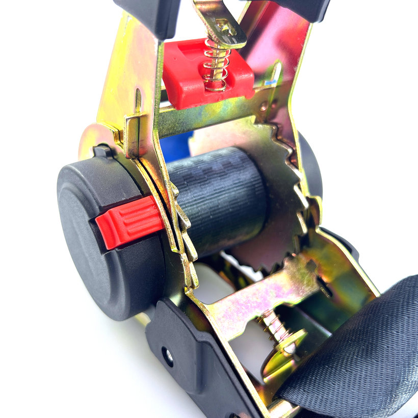 Samonavíjecí upínací pás / kurtna / s navíječem a háky 3M