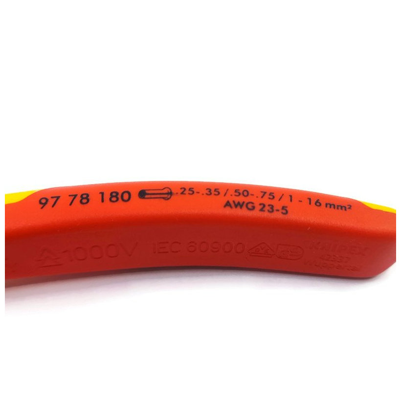 Kleště lisovací pro koncové dutinky 180 mm