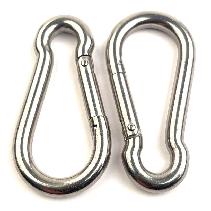 Nerezová karabina DIN 5299C A4 6 mm