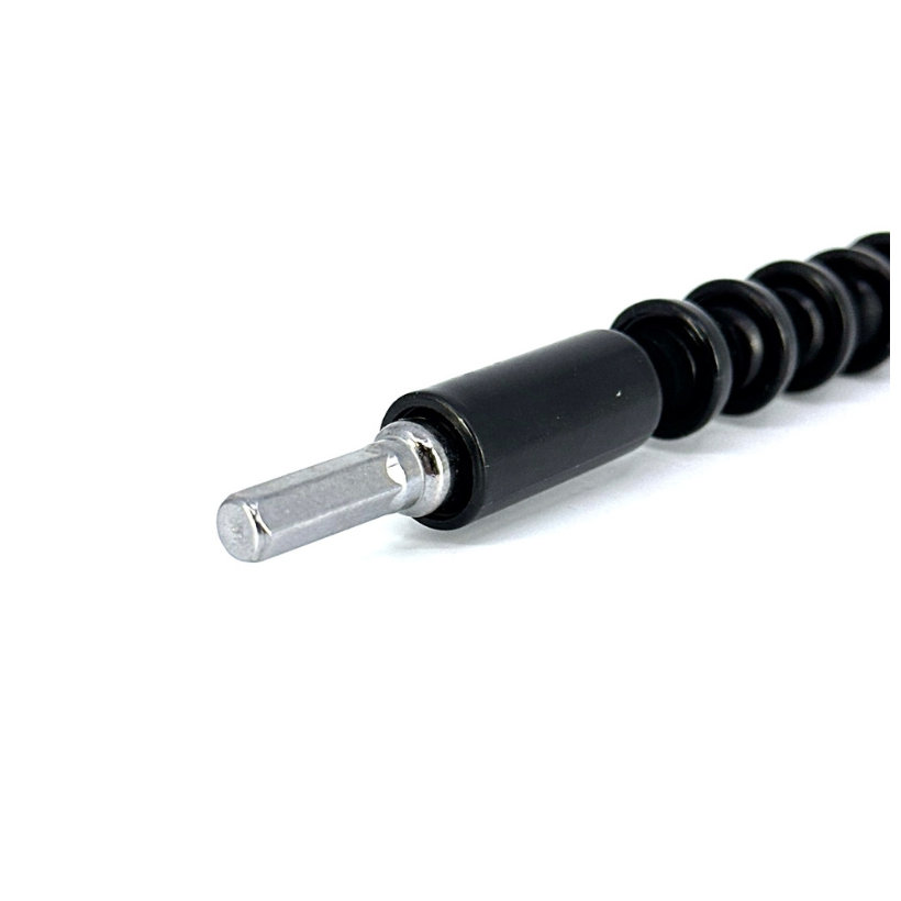 Dlouhý flexibilní držák na bity s rychloupínáním - černý