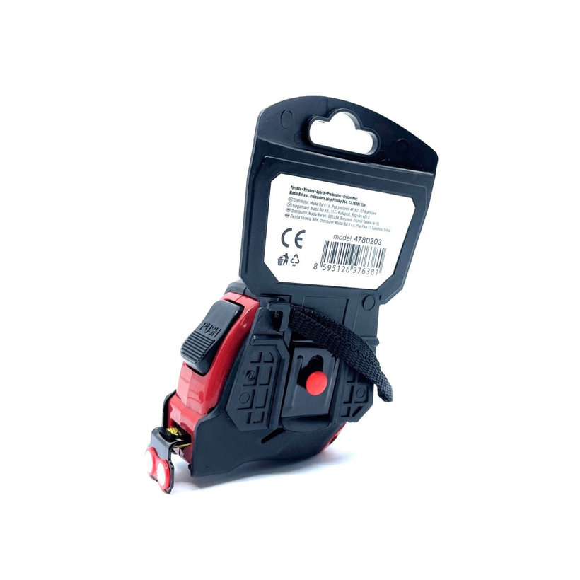 Metr svinovací pogumovaný s magnetem 3m