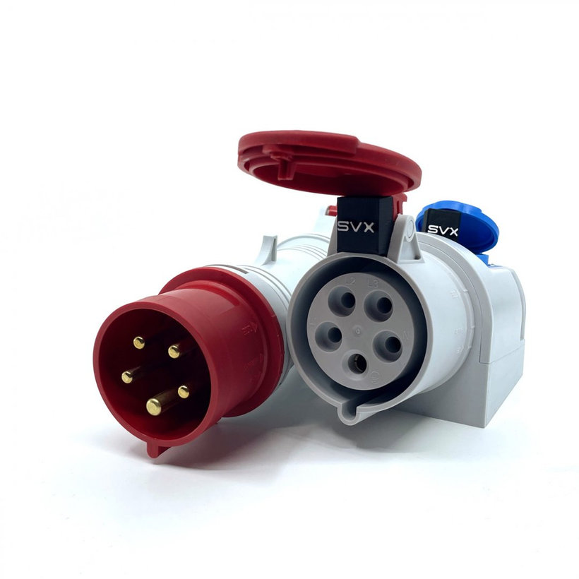 Zásuvka nástěnná IZVZ 3253 32A 5p + 230V