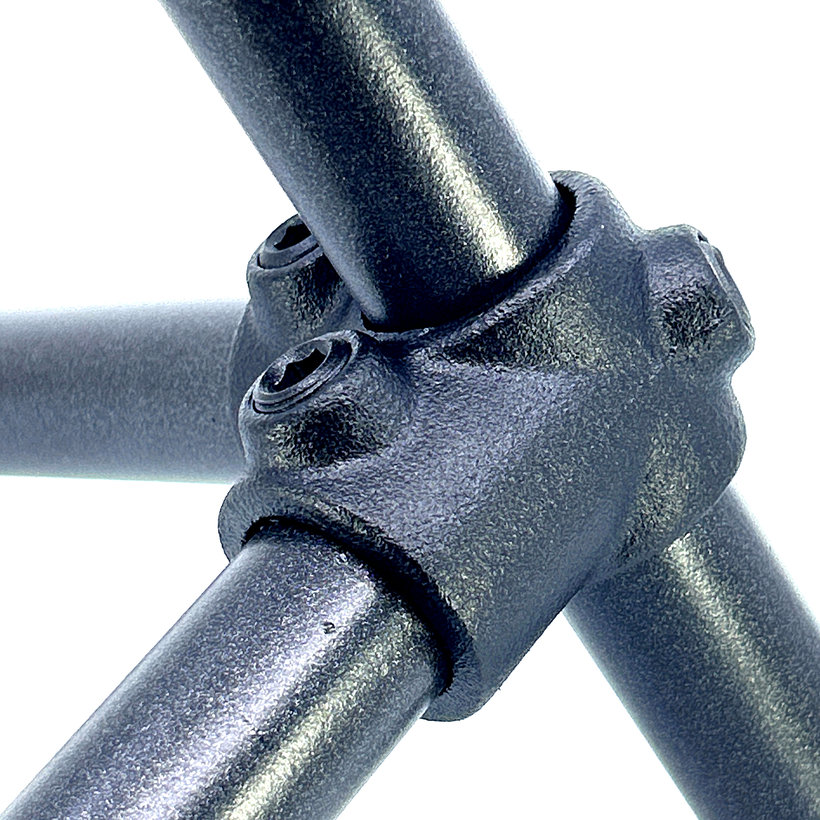 Spojovací článek čtyři větve 27 mm - černý