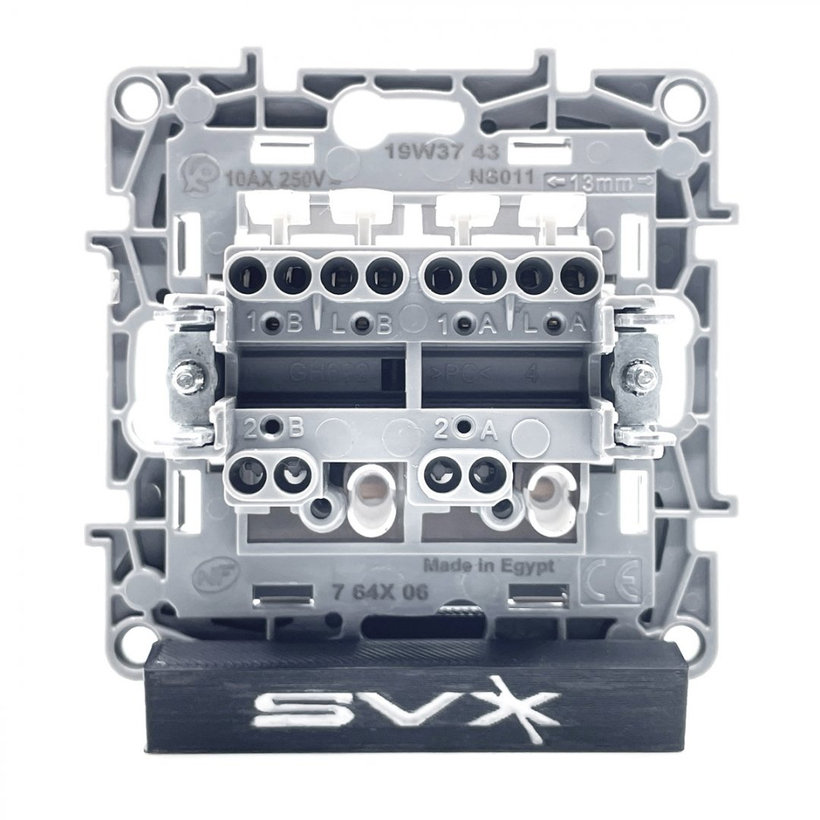 Niloé vypínač č.5 bílý