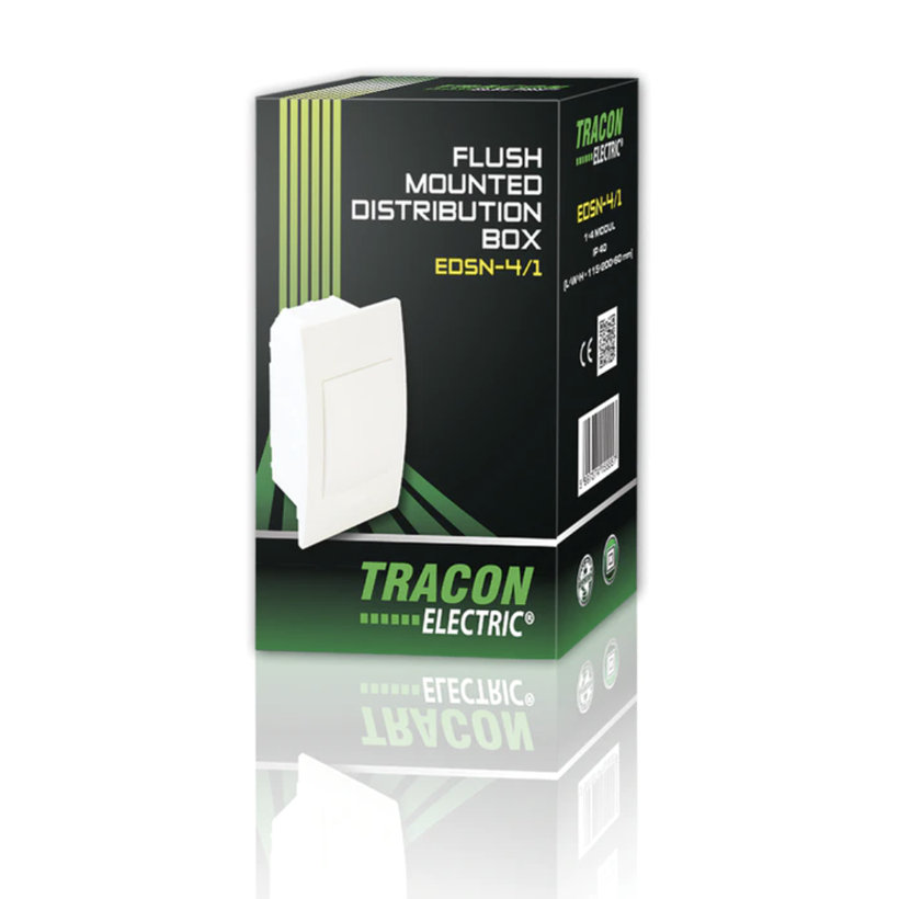 Rozvodná skříň podomítková s bílými dvířky 160x200x60mm