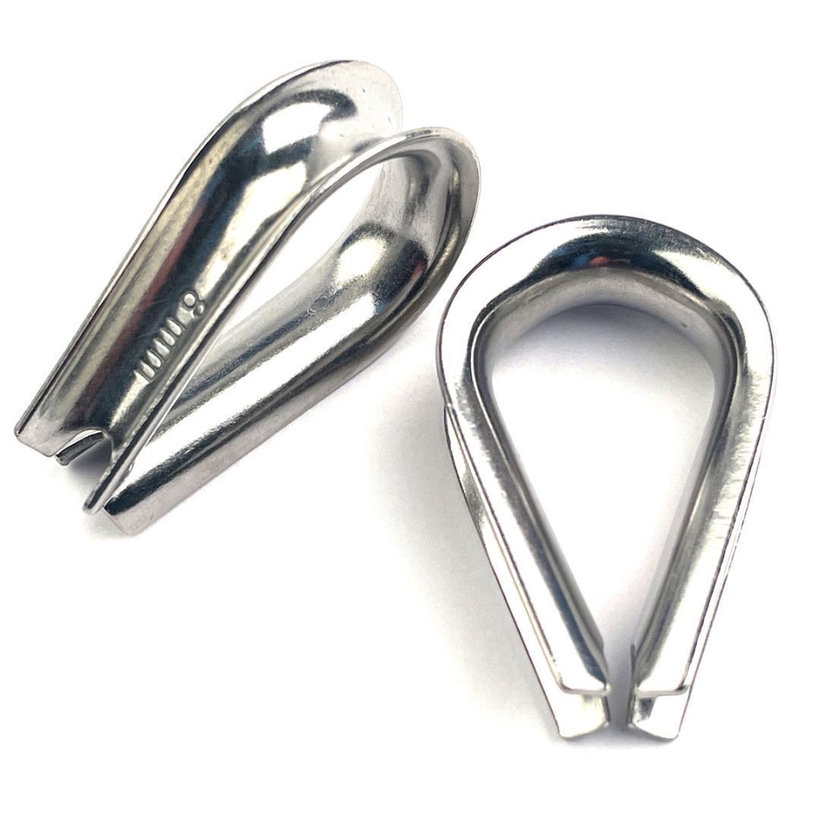 Lanová očnice nerezová AISI316 6 mm