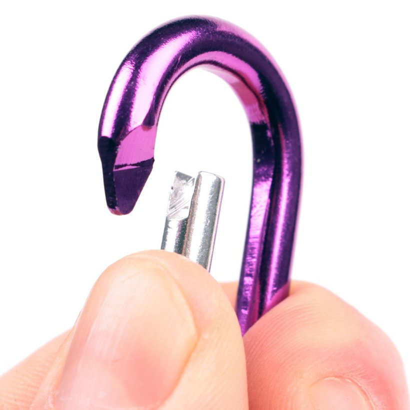 Karabina hliníková - černá 5mm