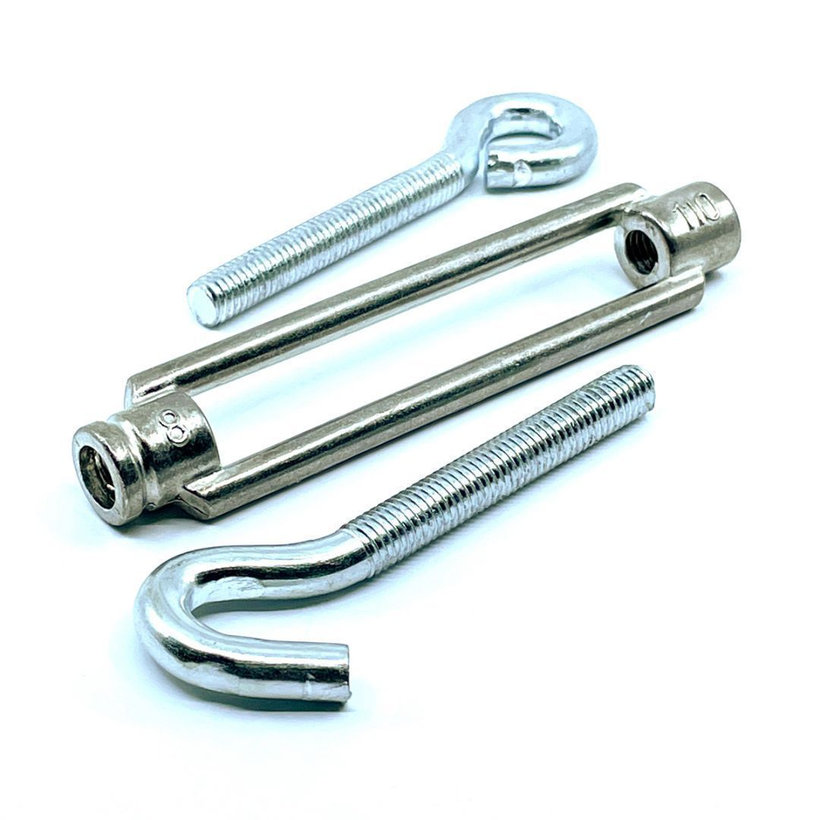 Přesný napínač oko-hák 10x80mm