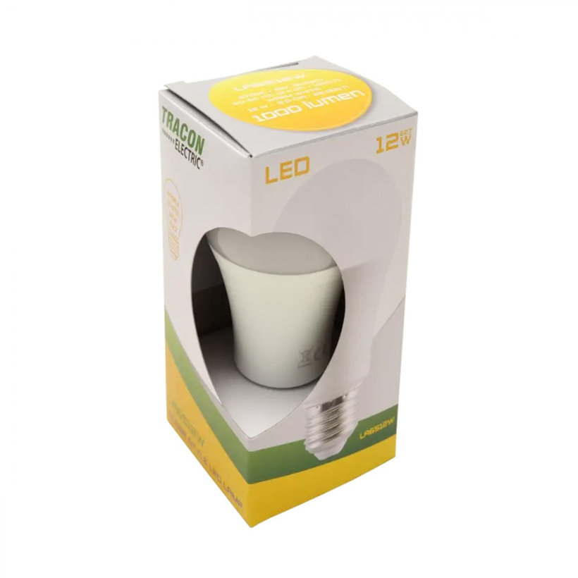 LED žárovka koule E27 12W - teplá bílá