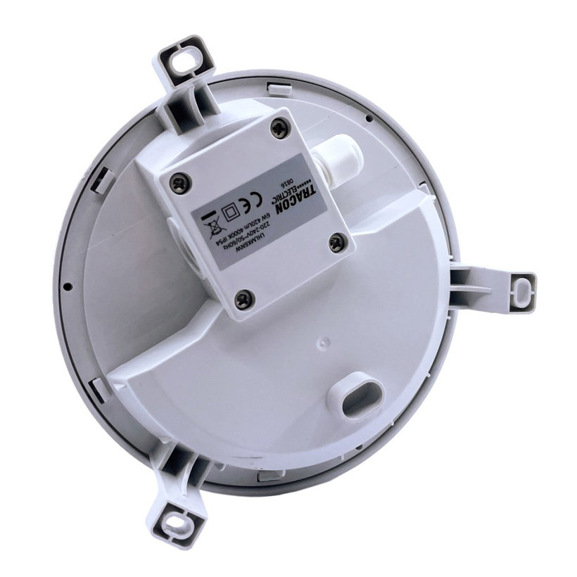 Plastové chráněné LED svítidlo - kruhové