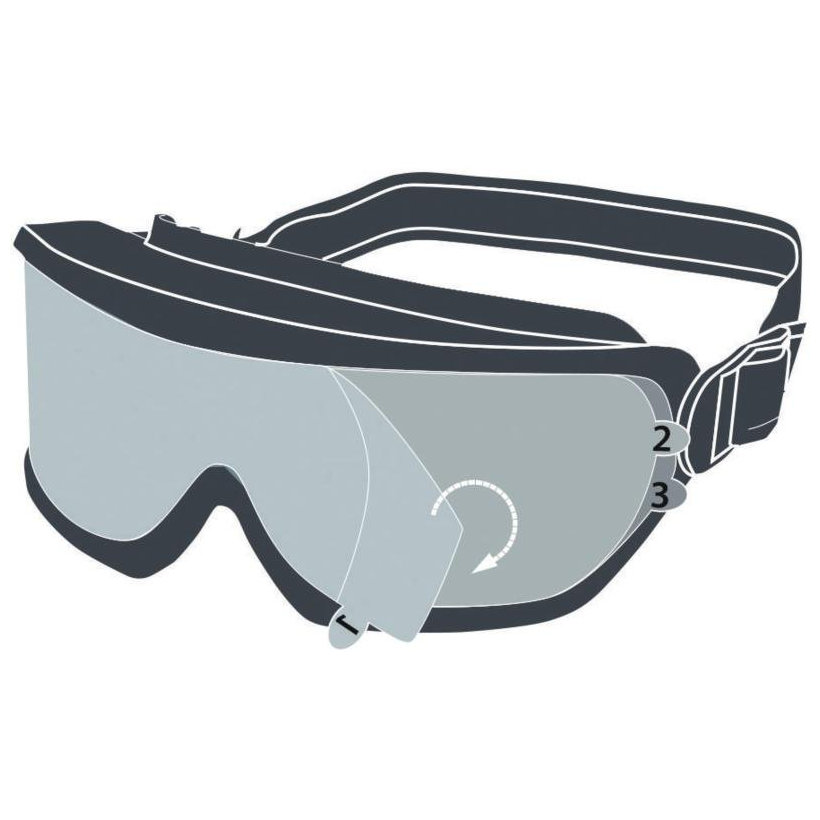 Pracovní brýle GOOGLE GALERAS čiré