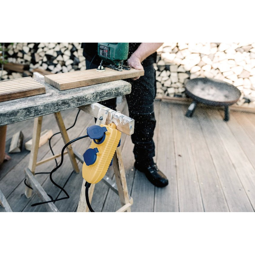 Prodlužovací kabel stavební 4zásuvky-5m