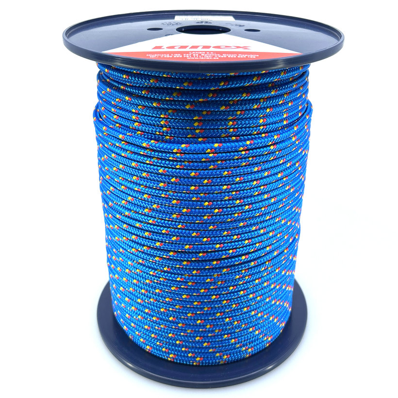 PPV lano barevné s jádrem pletené 16pr 8mm 200m