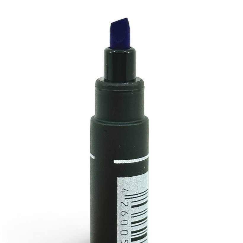 Fix s plochým hrotem - modrá