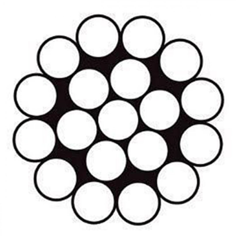 Ocelové lano DIN 3053 1x19 1mm