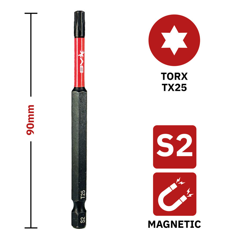 Bit magnetický TX25x90mm