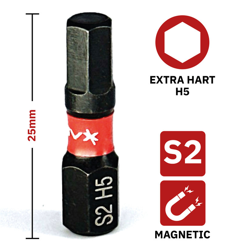 Bit magnetický H5x25mm