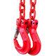 Řetězový závěs oko-2 háky tř 80 se zkracovačem (2,5 m, 11 200/8000 kg, 16 mm)