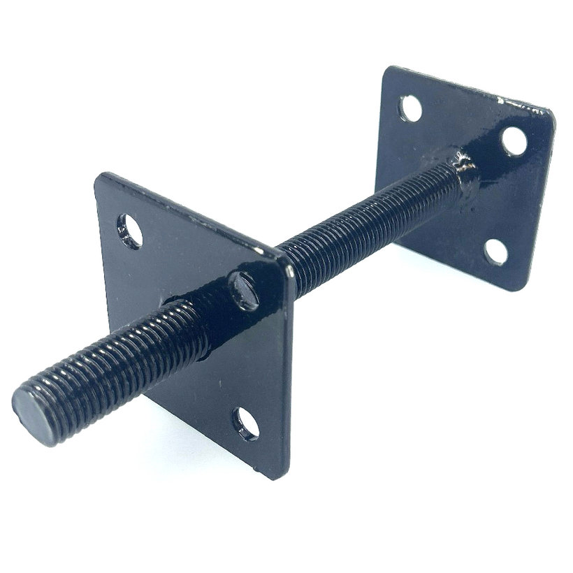 Nastavitelná patka sloupku M24x200 (110x110+110x110) černá