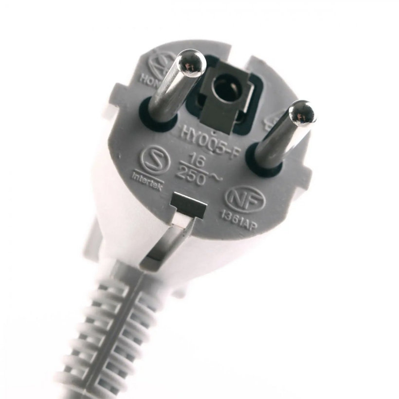 5 zásuvek 3m 3G1,5 Prodlužovací kabel 16A bílý s vypínačem