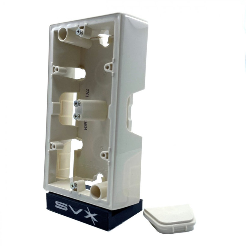 Valena 2 krabice na omítku béžová