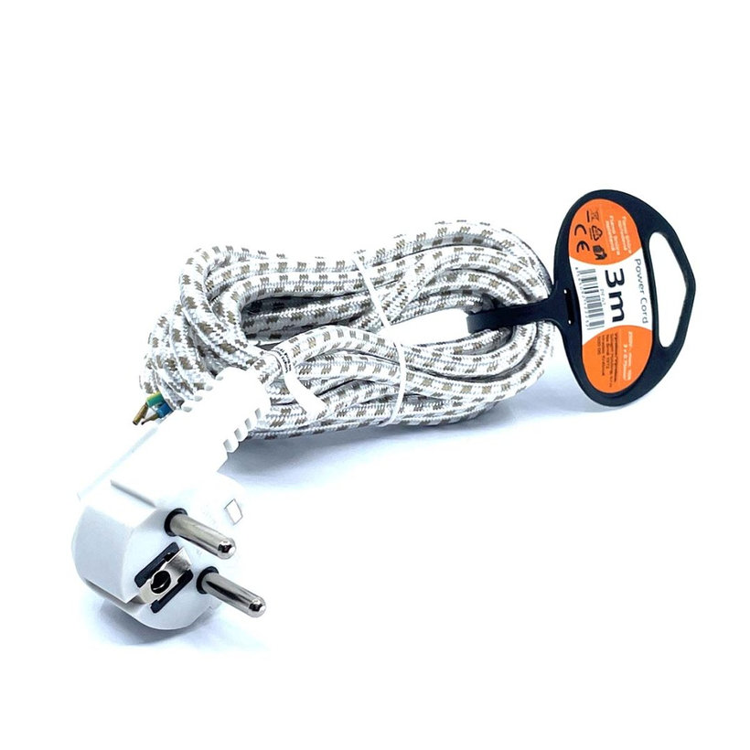 Flexo šňůra 3m 3x0,75 pletená textil