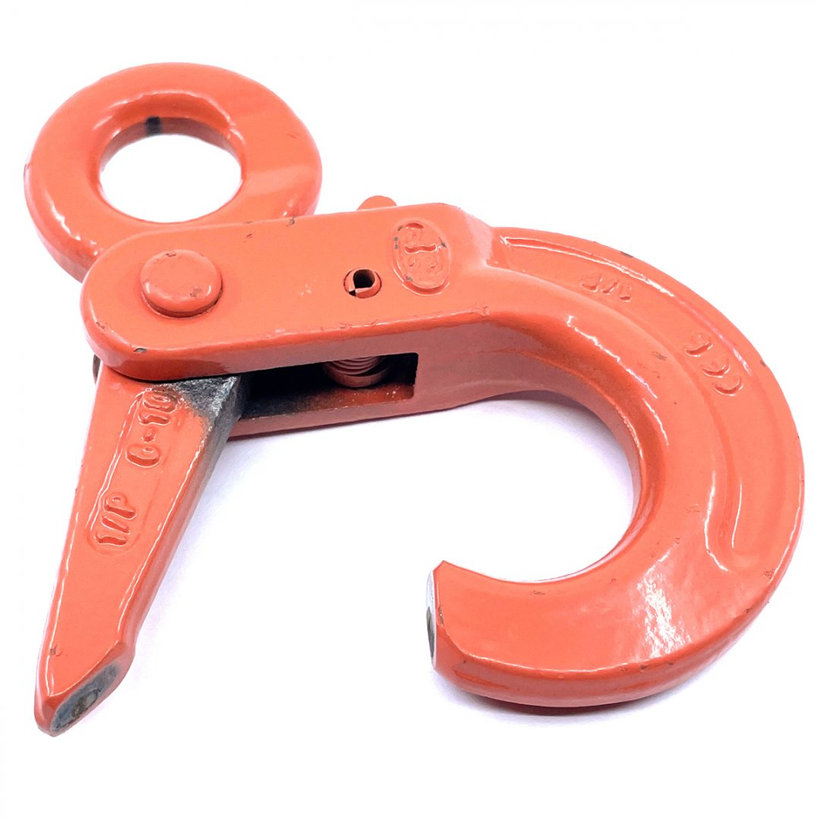 Samozajišťovací hák s okem tř 100 oranžový 10mm