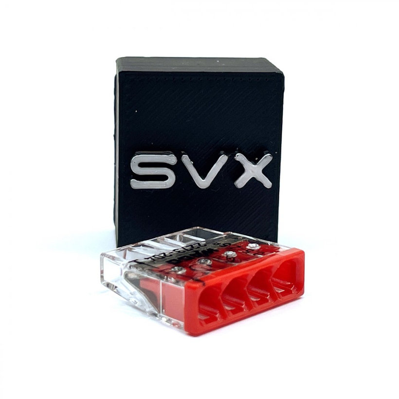 Spojovací svorka bezšroubová - 4 vodiče