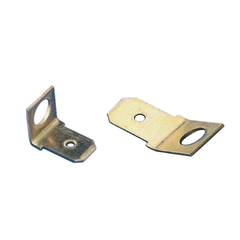 Neizolované MS kolíky ploché 6,3x0,8mm/45°