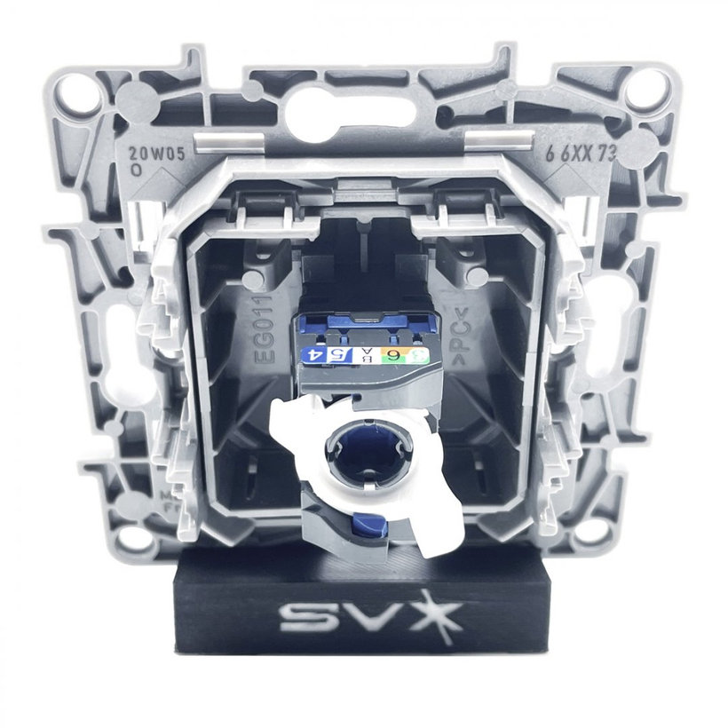 Niloé zásuvka dátová 1xRJ45 kategorie 6 UTP bílá