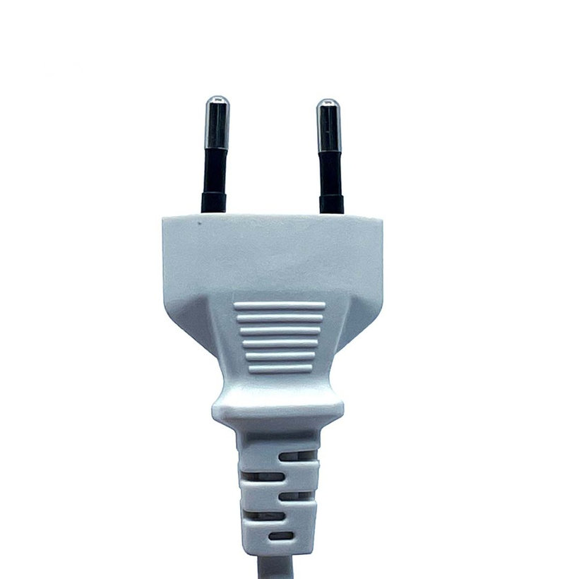 Flexo šňůra 3m 2x0,75 bílá plochá - vypínač