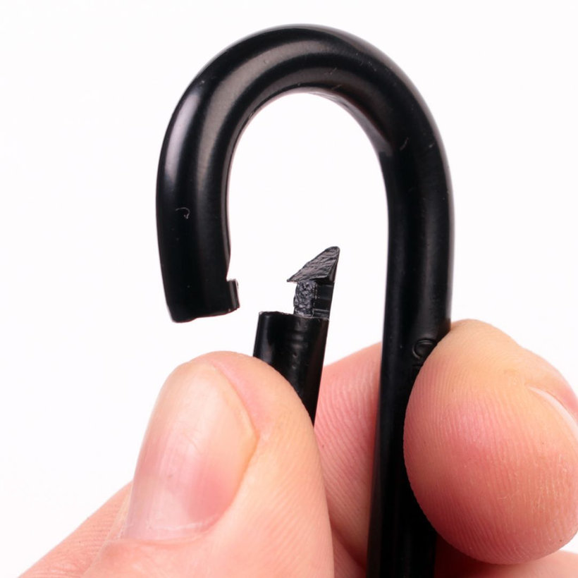 Karabina hasičská DIN 5299C černá 6mm