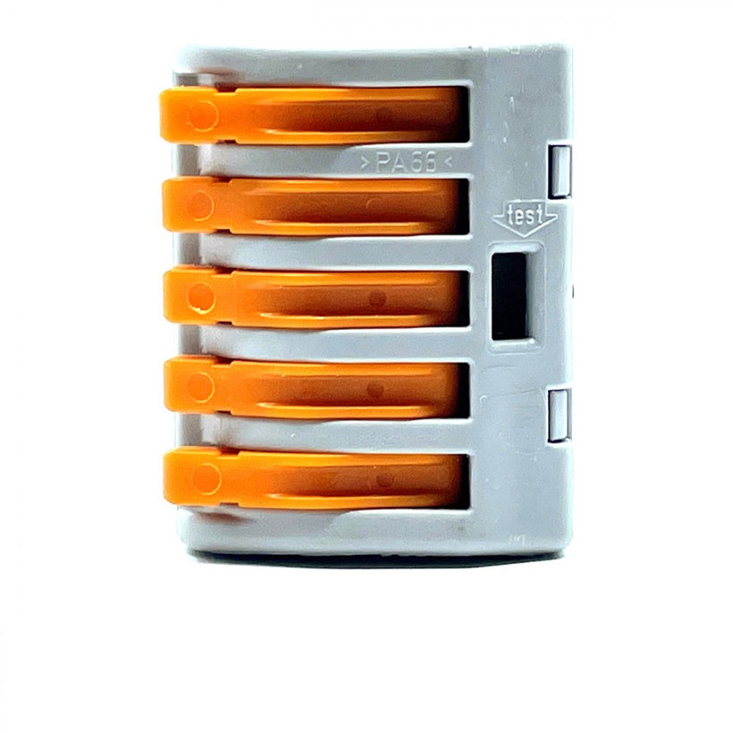 Spojovací svorka zaklapávací - 5 vodičů