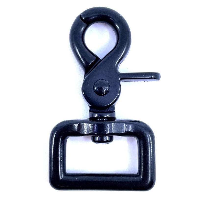 Karabina vypouštěcí černá 59x20mm