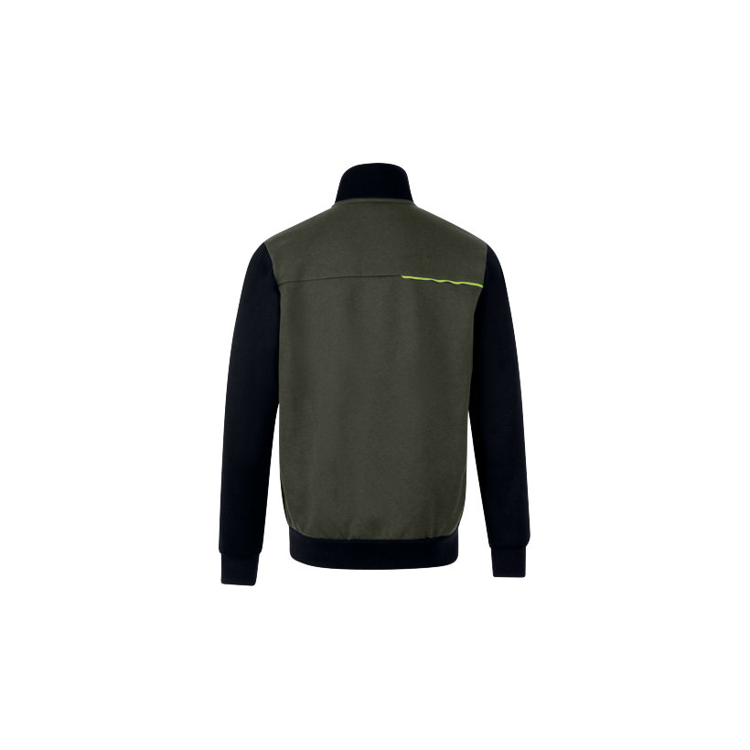 Pracovní mikina SWABI hnědožlutá / černá - 3XL