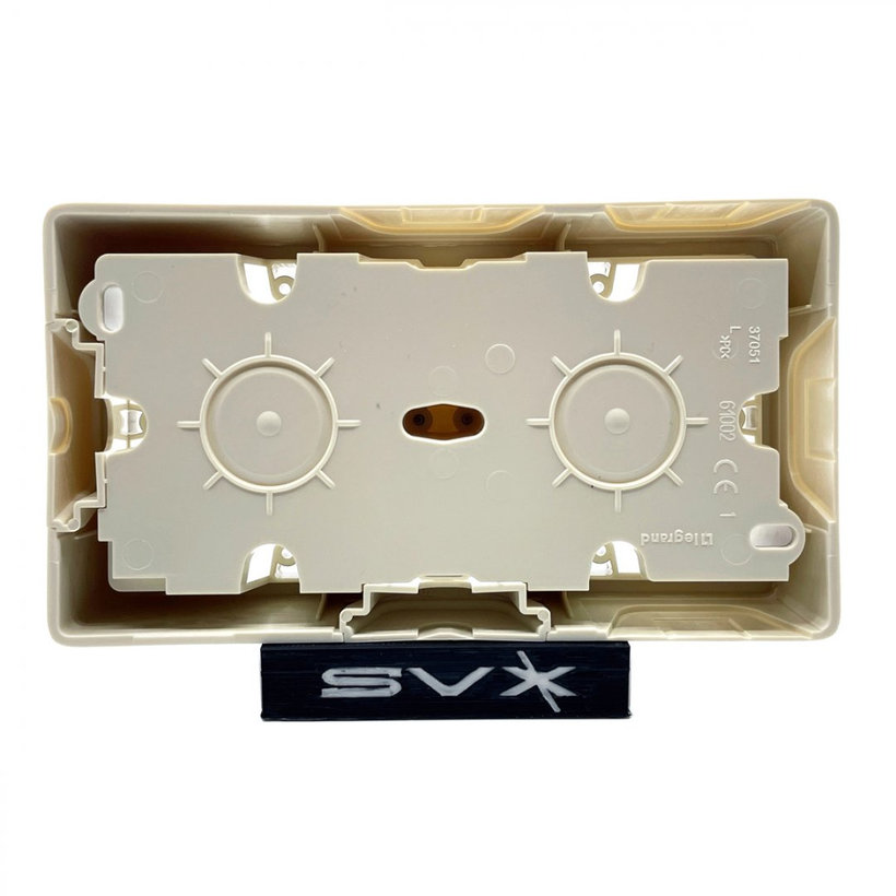 Valena 2 krabice na omítku béžová